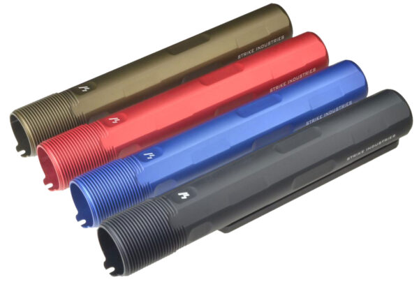 Strike ARARET7RED Advanced Receiver Extension  AR-15, AR-10 Red Anodized Aluminum — view 1