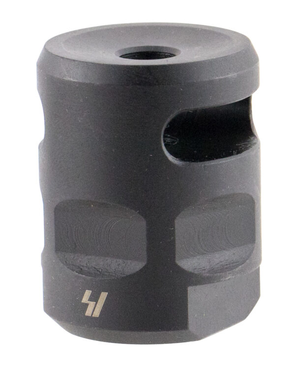 Strike Industries WHCOMP556 WarHog Comp  Black Steel with 1/2"-28 tpi Threads, 1.27" OAL & 0.26" Diameter for 223 Rem, 5.56x45mm NATO AR-Platform — view 1