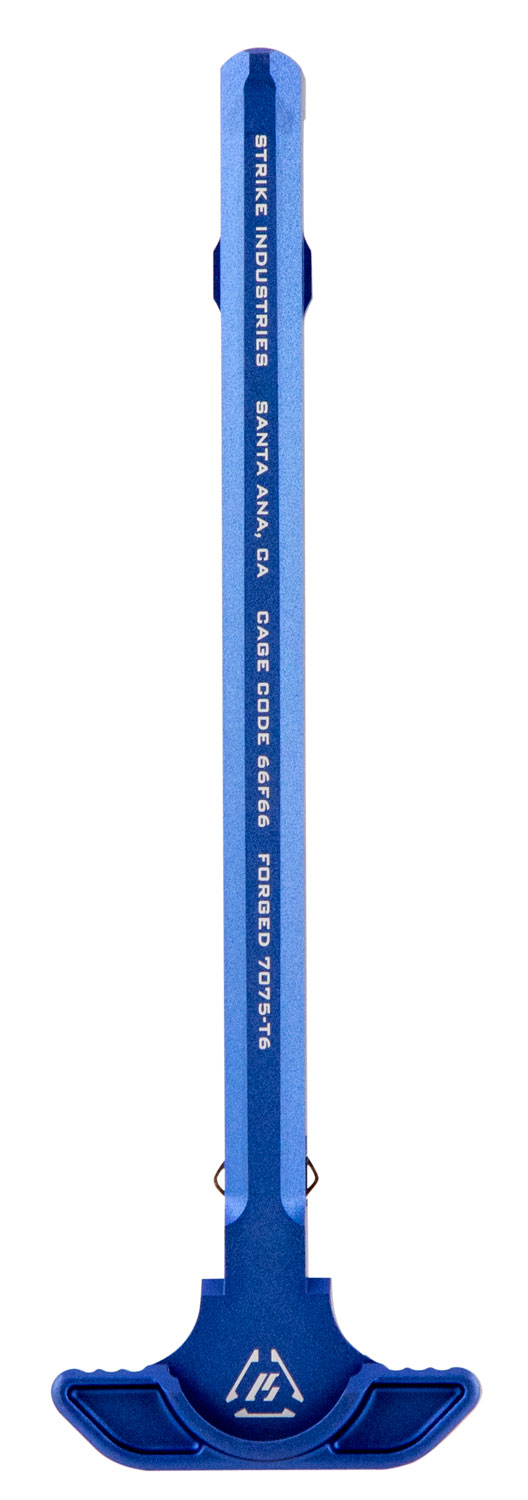 Strike ARSLCHBLU Latchless Charging Handle AR-15 Blue Anodized Aluminum — view 1