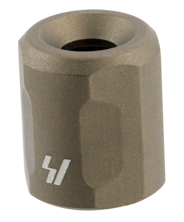 Strike BCTPFDE Barrel Thread Protector  223 Rem/5.56x45mm NATO AR Platform Flat Dark Earth Aluminum 1/2"-28 tpi — view 1