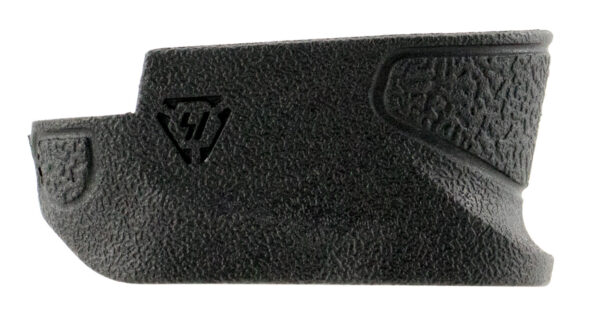 Strike Industries EMPMPS Enhanced Magazine Plate  made of Polymer with Black Finish & Extra Gripping Surface for S&W M&P Shield Magazines (Adds 2rds 9mm Luger, 1rd 40 S&W) — view 1