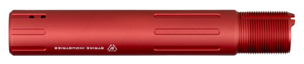 Strike ARCARPRESLICKRED Receiver Extension Tube  AR Pistol Platform Red Anodized Aluminum AR Carbine — view 1