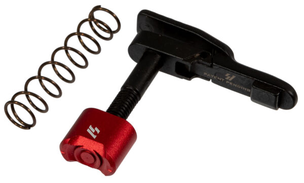 Strike ARAMBIMRRED Ambidextrous Magazine Release AR-15, M16 Mil-Spec Red Aluminum — view 1