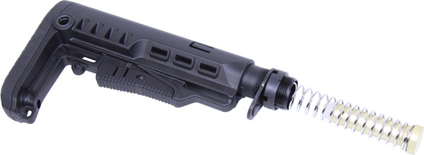GUNTEC MULTI CAL COLLAPSIBLE - STOCK SET BLACK — view 1