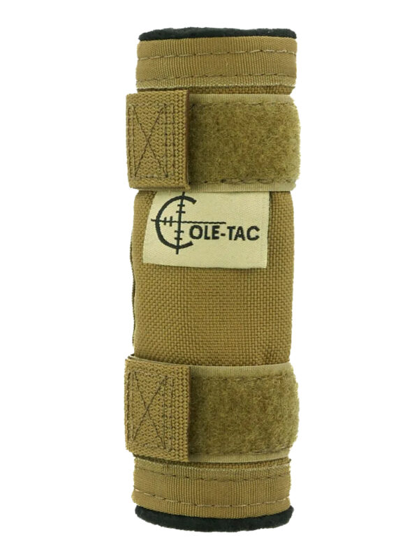 Cole-tac BPC102 Baby Python Suppressor Cover Fits 5" Long Cordura Nylon Coyote Brown — view 1