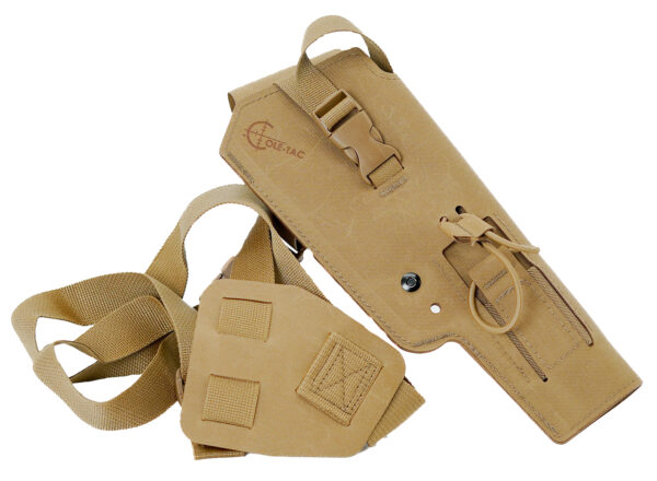 Cole-tac VW212 Varmint Wrangler Pistol Holder Coyote Brown Left Hand — view 1