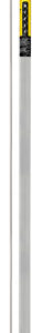 PRO SHOT STAINLESS 1PC RIFLE - CLEANING ROD 36" .22-.26 CAL