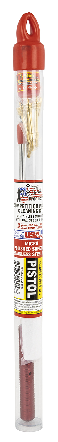 Pro-Shot CMULTI Competition Tube Kit .38/ .45 Cal Pistol/Reusable Tube w/Hang Cap Case — view 1