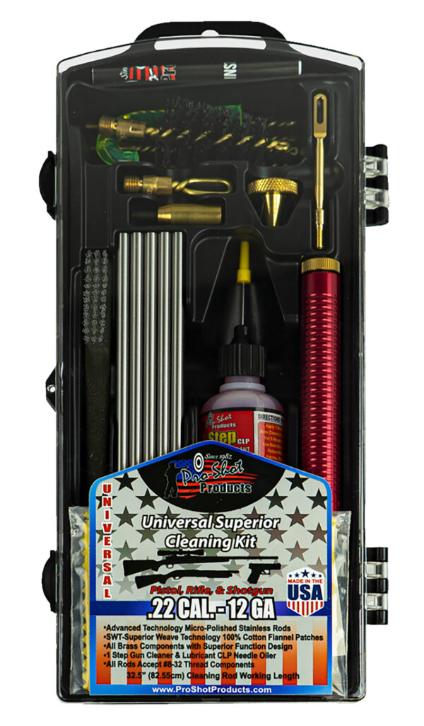 Pro-Shot PSUVKIT Universal Classic Box Kit Multi-Caliber Multi-Gauge/Yellow Plastic Case — view 1