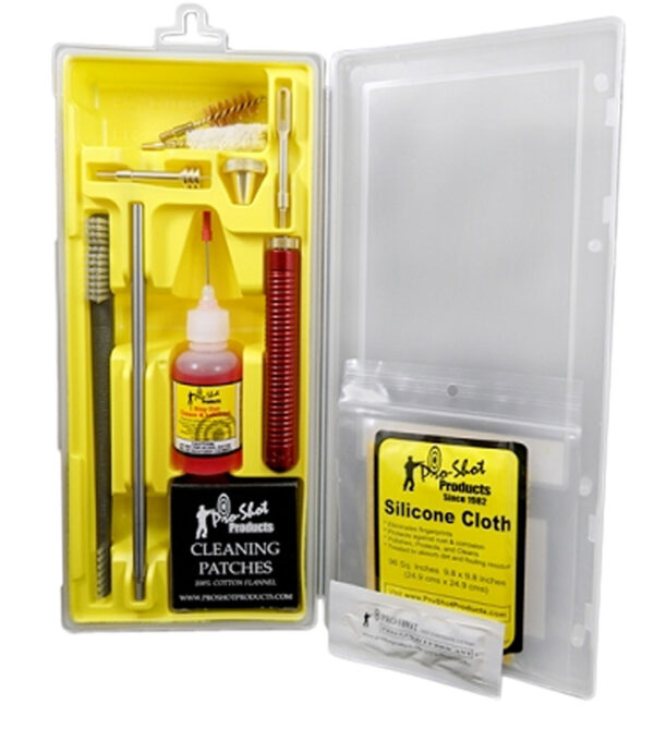 Pro-Shot P45KIT Classic Box Kit .45 Cal Pistol/Yellow Plastic Case — view 1