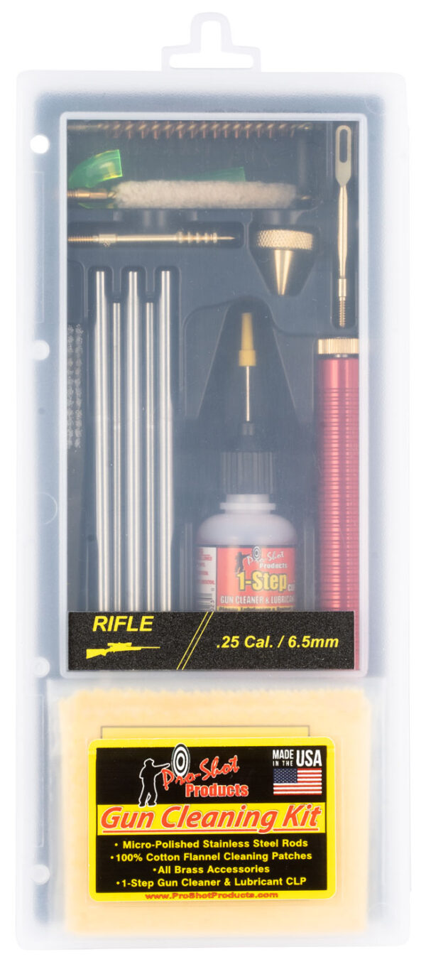 Pro-Shot R2565KIT Classic Box Kit .25/ 6.5mm Cal Rifle/Black Plastic Case — view 1