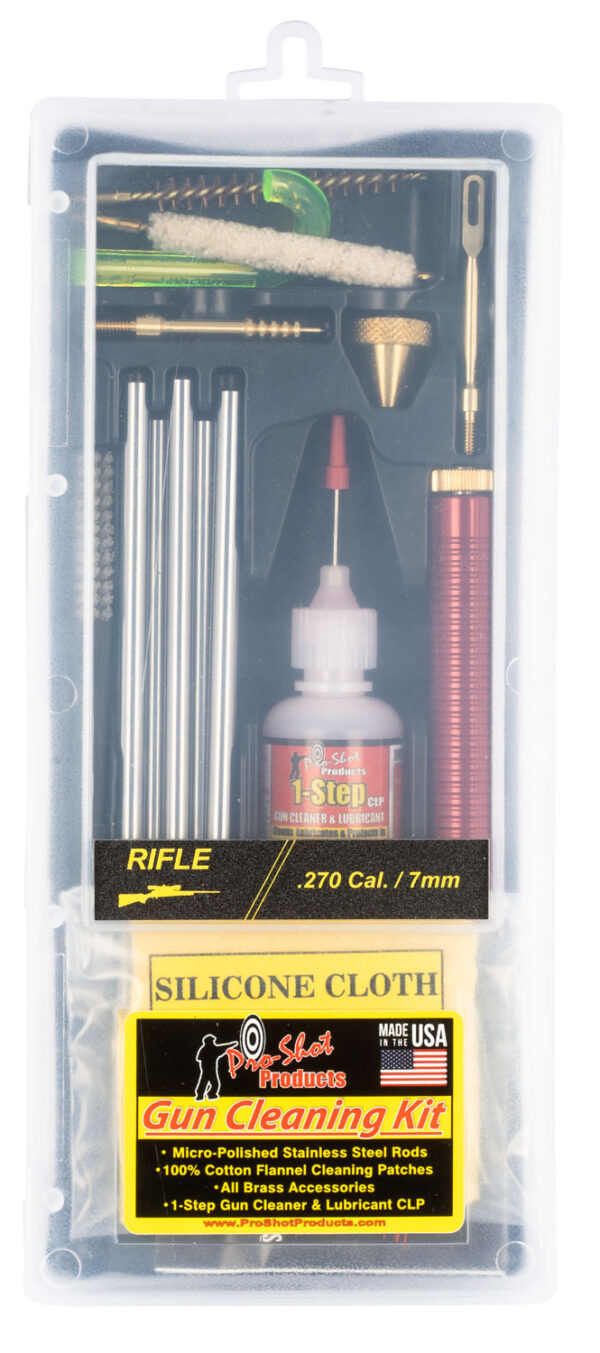 Pro-Shot R2707KIT Classic Box Kit Multi-Caliber Rifle/Black Plastic Case — view 1