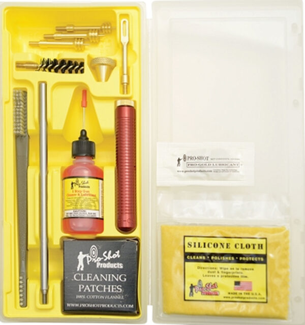 Pro-Shot MPK3845 Classic Box Kit .38/ .45 Cal Pistol/Yellow Plastic Case — view 1