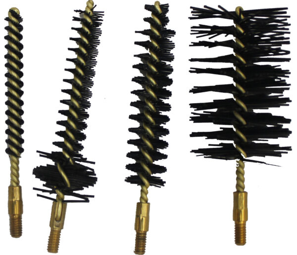 Pro-Shot TFRAR Total Fouling Removal Kit .223 Rem/ 5.56mm AR Platform #8-32 Thread Brass Core Nylon Bristles 4 Pack — view 1