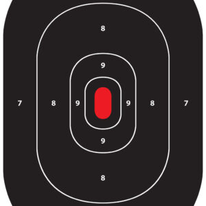 Pro-Shot SILHIN5PK SplatterShot  Self-Adhesive Paper Black/Red 12"x17" Silhouette 5 Pack
