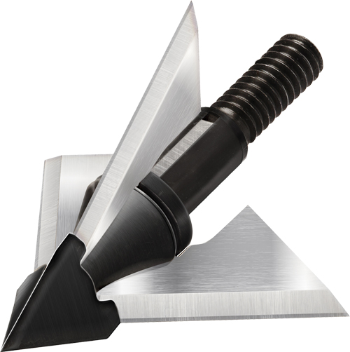 QAD EXODUS BROADHEAD XBOW - 100GR 1.25" CUT FULL BLADE 3PK — view 1