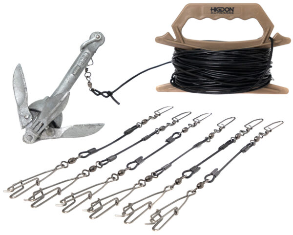 Higdon Outdoors 30340 Battleship Jerk Rig PVC Coated Steel — view 1