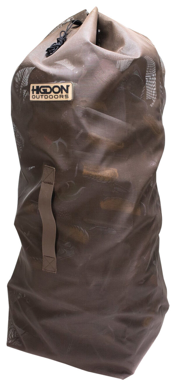 Higdon Outdoors 37179 Decoy Bag  Large Black PVC Coated Mesh 51" x 18" x 15" Holds up to 56 Standard Decoys — view 1