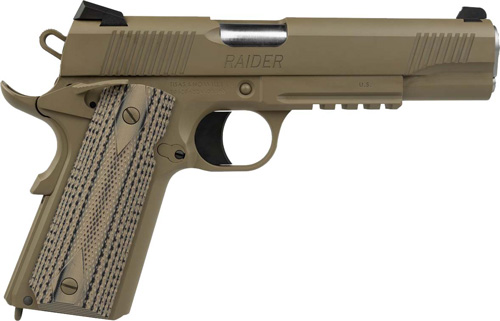 TISAS 1911 RAIDER 9MM - 5" BBL G10 W/ RAIL 2-9RD FDE — view 1