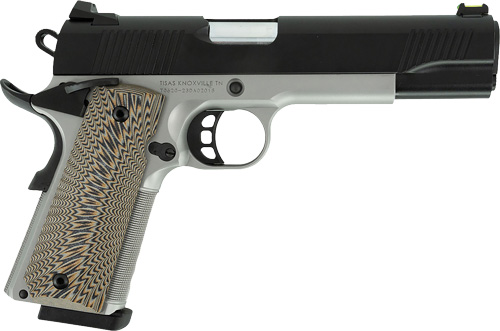 TISAS 1911 D10 FO 10MM - 5" BBL SS/BLACK 2-8RD MAGS — view 1