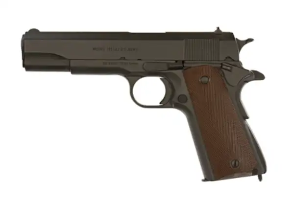 TISAS 1911A1 ARMY ARMED SERVICE FAMILY HGA 45 AUTO 5IN BBL FS 2 7RD MAGS — view 1