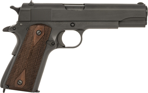 TISAS 1911A1 US ARMY 9MM - 5" BBL 7RD WOOD GRIP/BLACK — view 1