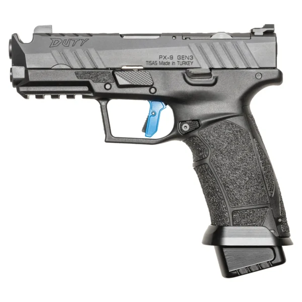 TISAS PX-9 DUTY COMP HGA 9MM 4.1IN BBL FS BLK 1-18 1-20RD MAG OPTICS CUT — view 1
