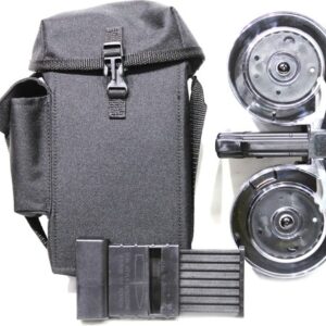 IVER JOHNSON MAGAZINE AR15 - 223 100RD DRUM BLK/CLEAR POLY — view 3