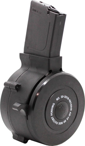 IVER JOHNSON MAGAZINE AR15 - 223 50RD DRUM BLACK POLYMER — view 1