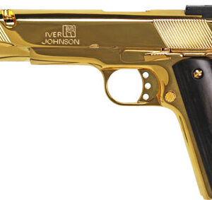 IVER JOHNSON EAGLE XL PORTED - 45ACP 6" 24K GOLD BLACK WOOD — view 2