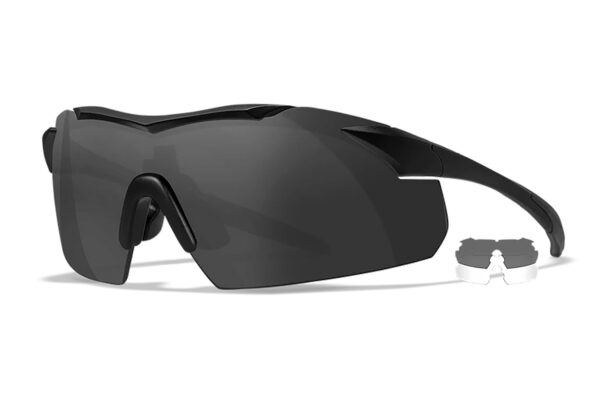 Wiley X 3501 Vapor  Smoke Gray/Clear Lens Polycarbonate Matte Black Frame — view 1