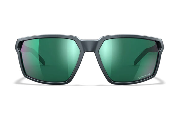 Wiley X AC6SRA07 Sierra  M/L Green Mirror Lens Polycarbonate Matte Graphite Frame — view 1