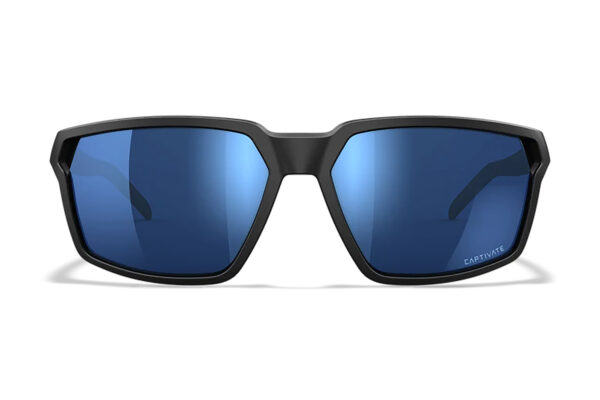 Wiley X AC6SRA09 Sierra  M/L Blue Mirror Lens Polycarbonate Matte Black Frame — view 1
