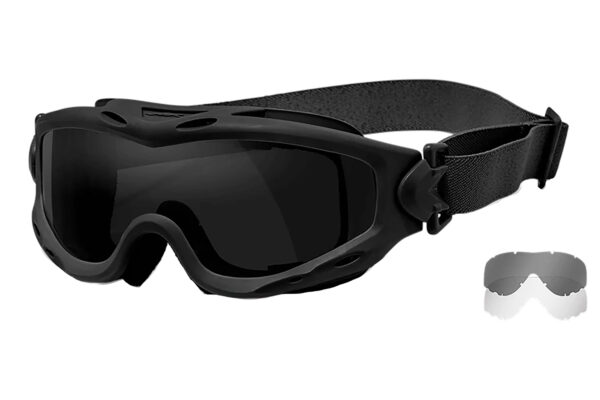 Wiley X SP29B Spear Goggles Smoke Gray Lens Matte Black Frame — view 1
