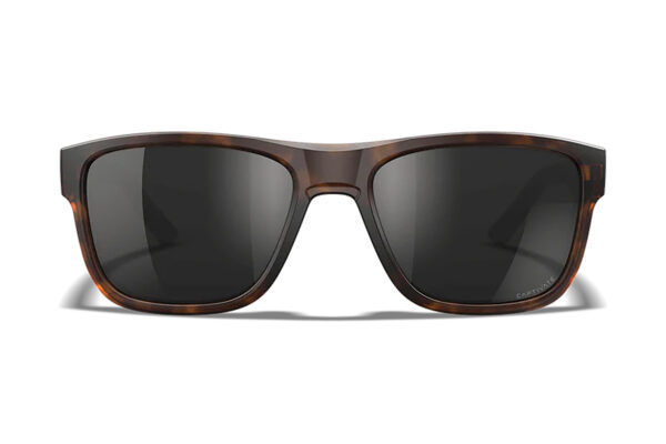 Wiley X AC6OVN15 Ovation  Black Mirror Lens Polycarbonate Matte Tortoise Frame — view 1