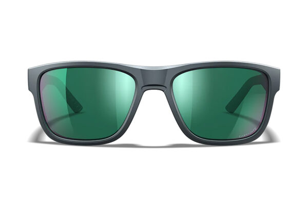 Wiley X AC6OVN17 Ovation  Green Mirror Lens Dark Gray Frame — view 1