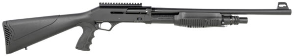 SDS Imports DSF12 Duo-Sys Force  12 Gauge Pump/Semi-Auto Hybrid 3" 5+1 19" Barrel, Black Steel Receiver, Synthetic Fixed Stock w/Pistol Grip Includes 3 Chokes — view 1