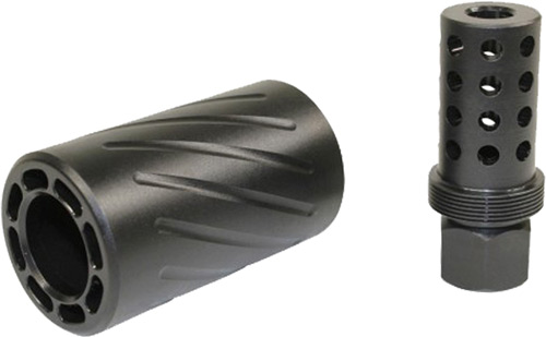 GUNTEC AR15 5.56 MUZZLE BRAKE - W/ QUICK DETACH BLAST SHIELD — view 1
