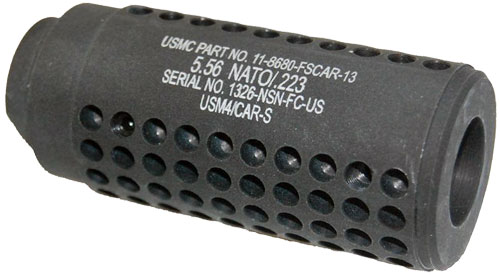 GUNTEC AR15 FAKE SUPPRESSOR - SOCOM MINI 1/2X28 TPI BLACK — view 1