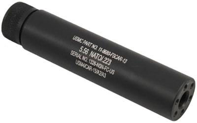 GUNTEC AR15 SLIP OVER FAKE - SUPPRESSOR BLACK — view 1
