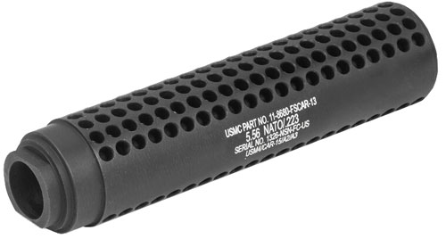 GUNTEC AR15 FAKE SUPPRESSOR - SOCOM STYLE 1/2X28 TPI BLACK — view 1