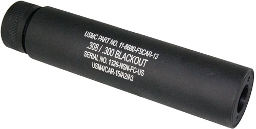 GUNTEC AR10 SLIP OVER FAKE - SUPPRESSOR BLACK — view 1
