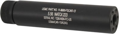 GUNTEC AR15 FAKE SUPPRESSOR - 5.5" 1/2X28 THREADS BLACK — view 1