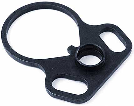 GUNTEC AR15 SINGLE POINT SLING - QD ADAPTER AMBI BLACK — view 1