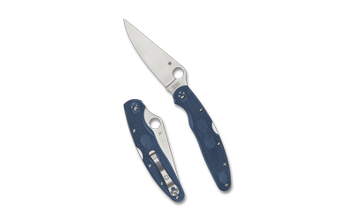 SPYDERCO POLICE 4 LTWT 4.38" BLU/SLV — view 1