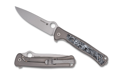 SPYDERCO SLYM STONEWASH TI 3.42" GRY — view 1