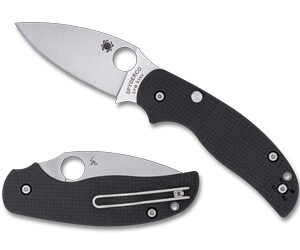 SPYDERCO SAGE 6 BUTTON CMP LCK BLK