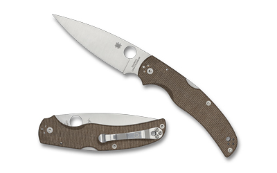 SPYDERCO NATIVE CHIEF 4.08" BRN CNVS — view 1