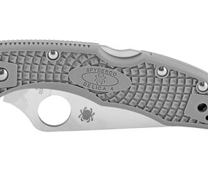 SPYDERCO DELICA4 FFG PLAINEDGE GREY — view 3