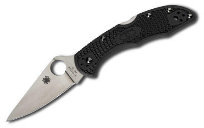 SPYDERCO DELICA4 BLK FFG PLAINEDGE — view 1